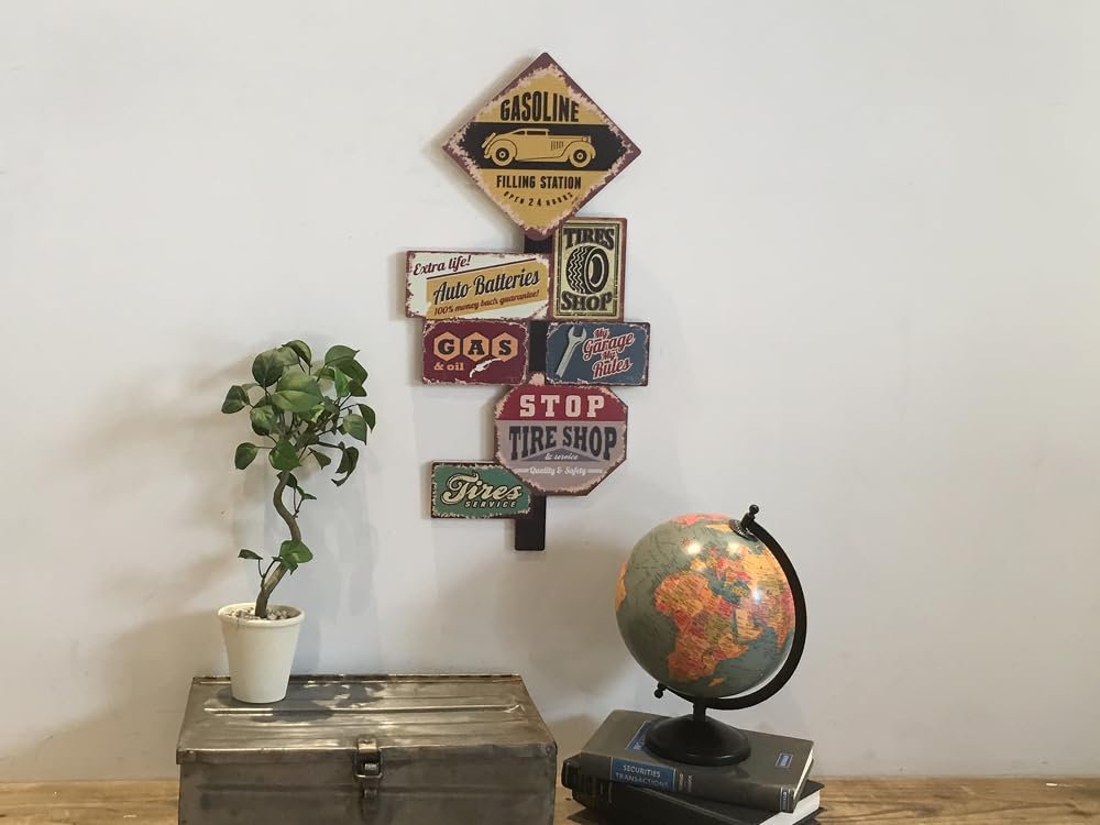 Amazon.co.jp: 看板 アメリカン レトロ アンティーク調 インテリア